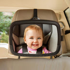MunchkinBricaMagnetic Stretch to FitSun Shade and 360 Pivot Baby in-SightWide-Angle Adjustable Car Mirror
