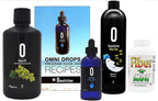 Omnitrition Omni Drop Program Bundle - the "FAB4" Includes: Omni Drops Diet Drops With Vitamin B12 - 4 Ounce Bottle With Program Guide, Omni IV With Glucosamine, OmniTrim Nite Lite, Fiber n Mor