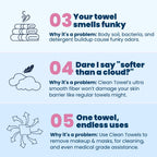 Clean Skin Club Clean Towels XL, 100% USDA Biobased Dermatologist Approved Face Towel, Disposable Clinically Tested Face Towelette, Facial Washcloth, Makeup Remover Dry Wipes, 100 ct, 2 pack