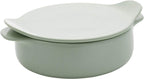 KitchenAid Vitrified Stoneware Round Baker, 2.25-Quart, Pistachio