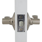 Naples Satin Nickel Hall and Closet PassaDoor Lever