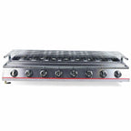 Commercial Lpg Gas Bbq Grill With 8 Burners Portable Gas Barbecues Griddle