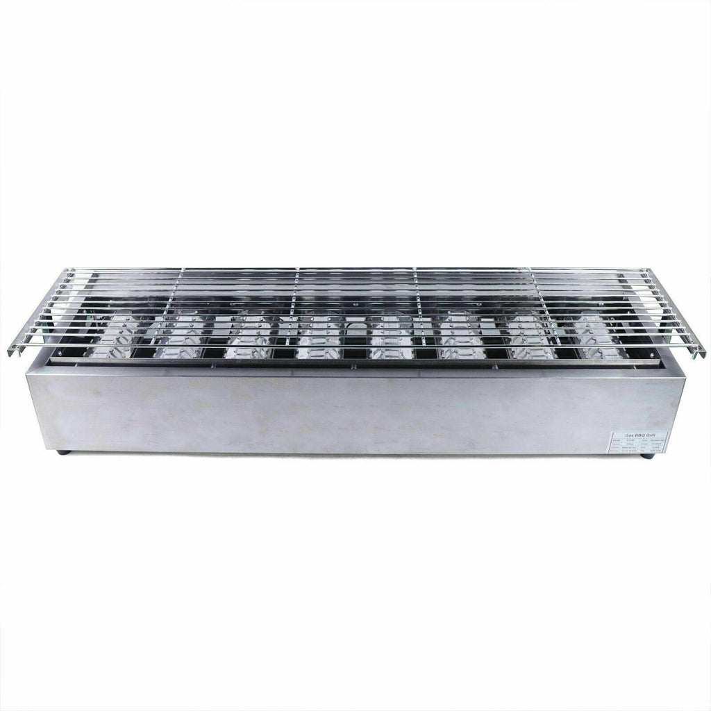 Commercial Lpg Gas Bbq Grill With 8 Burners Portable Gas Barbecues Griddle