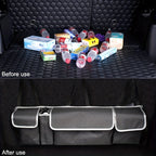 1pc High Capacity Car Boot Back Seat Trunk StoraBag Organizer Pocket Waterproof Oxford StoraBox Organizer Stowing Tidying Interior Accessories