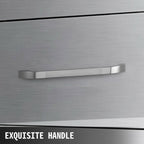 30"X17" Outdoor Kitchen Triple Drawer Paper Roll Holder  Steel Drawer