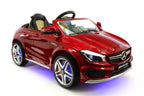 CARZ4KIDS MERCEDES CLA45 AMG 12V ELECTTRIC KIDS RIDE ON TOY CAR BATTERY POWERED LED WHEELS PARENTAL REMOTE MP3 PLAYER  | CHERRY RED METALLIC