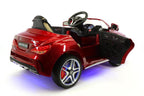 CARZ4KIDS MERCEDES CLA45 AMG 12V ELECTTRIC KIDS RIDE ON TOY CAR BATTERY POWERED LED WHEELS PARENTAL REMOTE MP3 PLAYER  | CHERRY RED METALLIC