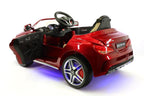 CARZ4KIDS MERCEDES CLA45 AMG 12V ELECTTRIC KIDS RIDE ON TOY CAR BATTERY POWERED LED WHEELS PARENTAL REMOTE MP3 PLAYER  | CHERRY RED METALLIC