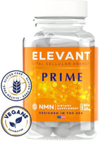 Elevant Prime + Optima NMN Supplement | Boosting Bundle for Optimal NAD Levels | 3rd Party Tested, Ultra-Pure, More Direct Than NR | Nicotinamide Mononucleotide | 180 Capsules + 180 Tablets, 125 MG
