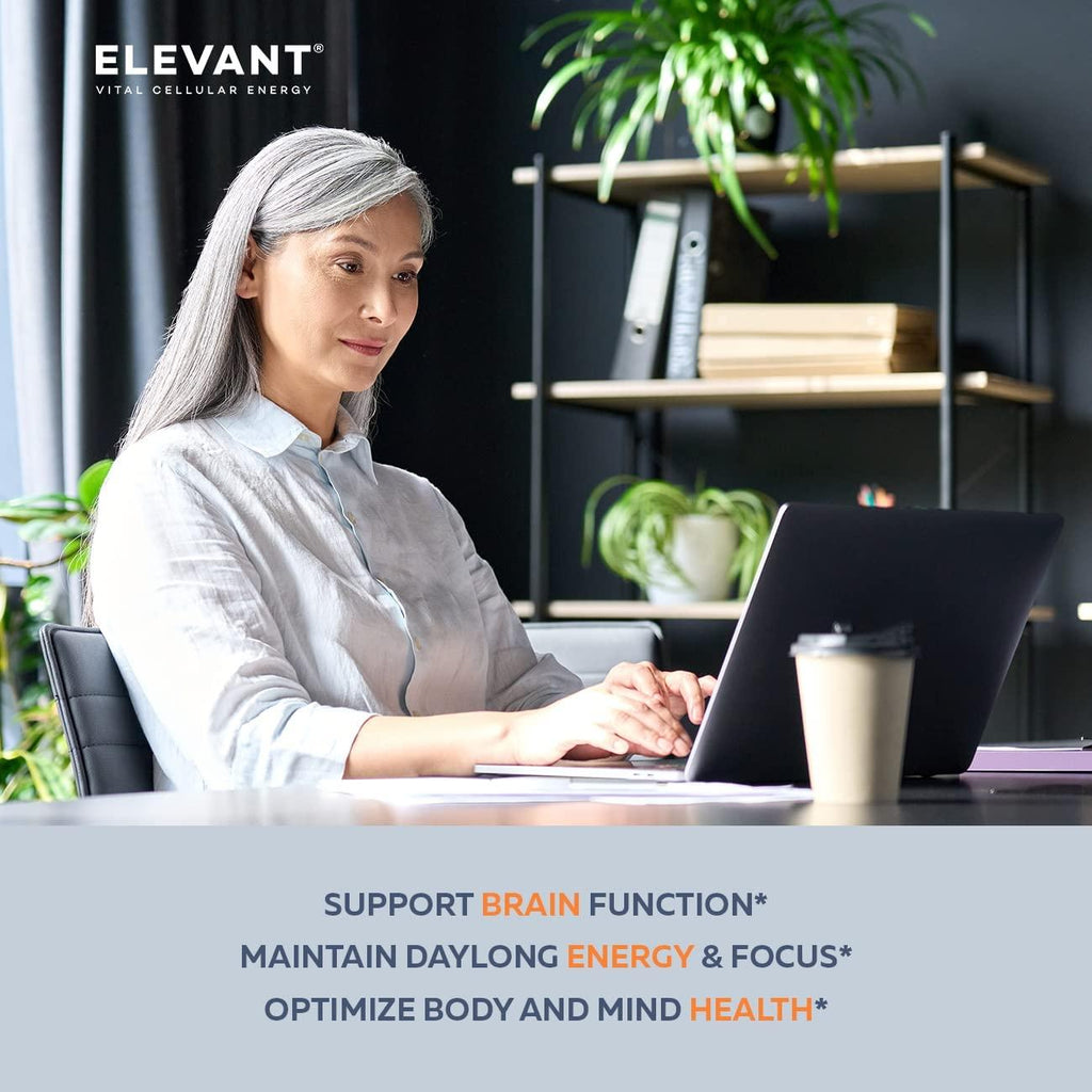 Elevant Optima NMN Supplement | NAD Booster | 3rd Party Tested, Ultra-Pure, More Direct Than NR | Nicotinamide Mononucleotide for Health, Energy, Aging, Vitality, Brain Health | 360 Count 125 MG