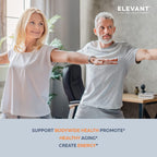 Elevant Prime + Optima NMN Supplement | Boosting Bundle for Optimal NAD Levels | 3rd Party Tested, Ultra-Pure, More Direct Than NR | Nicotinamide Mononucleotide | 180 Capsules + 180 Tablets, 125 MG