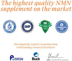 Elevant Prime NMN Supplement | NAD Booster | 3rd Party Tested, Ultra-Pure, More Direct Than NR | Nicotinamide Mononucleotide for Health, Energy, Aging, Vitality, Heart, Brain | 360 Count - 125mg