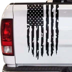 Show Your Patriotism with this American Flag Pickup Truck Car Sticker!