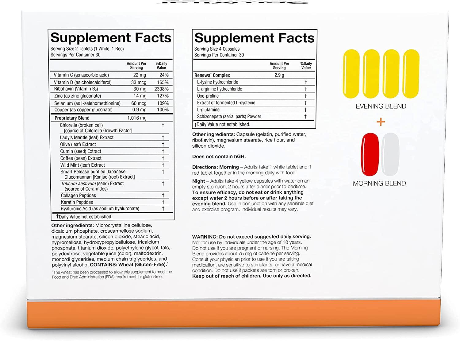 SeroVital Advanced for Women - Anti Aging Supplements - Renewal Supplements for Women - Supplement for Skin - Immunity Support - HGH Boosting Dietary Supplement for Women (3-Pack)