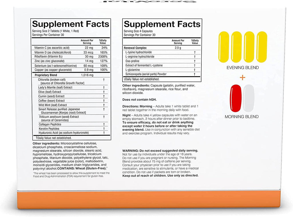 SeroVital Advanced for Women - Anti Aging Supplements - Renewal Supplements for Women - Supplement for Skin - Immunity Support - HGH Boosting Dietary Supplement for Women (3-Pack)