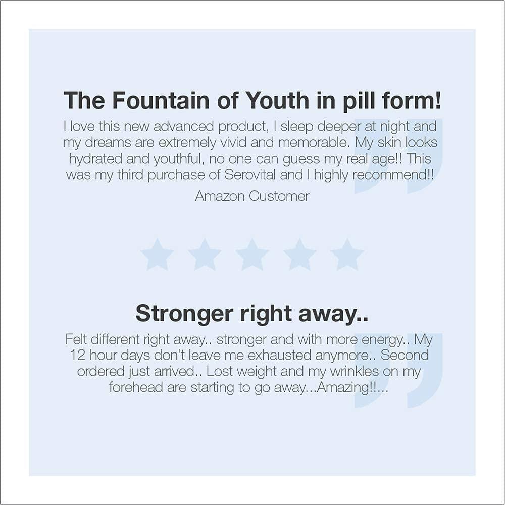 SeroVital Advanced for Women - Anti Aging Supplements - Renewal Supplements for Women - Supplement for Skin - Immunity Support - HGH Boosting Dietary Supplement for Women (3-Pack)