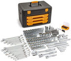 80972, 243 Piece 12 Point Mechanics Tool Set & 3 Drawer StoraBox-Tool sets homeowners-Household hand tools-Homeowners tool set-Home toolset-Tool kit home-Tool kits