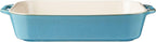 STAUB Ceramics Rectangular Baking Dish, 13x9-inch, Rustic Turquoise