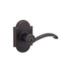 Austin Venetian Bronze Entry Door Lever Featuring SmartKey Security with Microban Antimicrobial Technology
