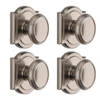 PrestiCarnaby Satin Nickel Hall/Closet Door Knob (4-Pack)