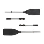 Excursion 5 Person Inflatable Boat Set w/ 2 Oars, Air Pump &amp; Bag (2 Pack)