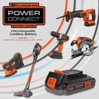 BLACK+DECKER 3-in-1 Lawn Mower, String Trimmer and Edger, 12-Inch, Cordless (MTC220)