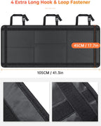 Oasser Car Storage Organizer Version, Hanging Trunk Organizer with 10 Different Functional Storage Bags, Car Trunk Organizer for SUV Truck MPV VAN
