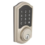 Castle Satin Nickel Electronic Single Cylinder Touchpad Deadbolt