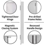 Outdoor Kitchen Doors 31" W X 21" H 304  Steel Door BBQ Access Door Hor