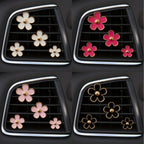 Small Daisy Flower Car Air Outlet Perfume Decorative Clip Car Accessories For Women