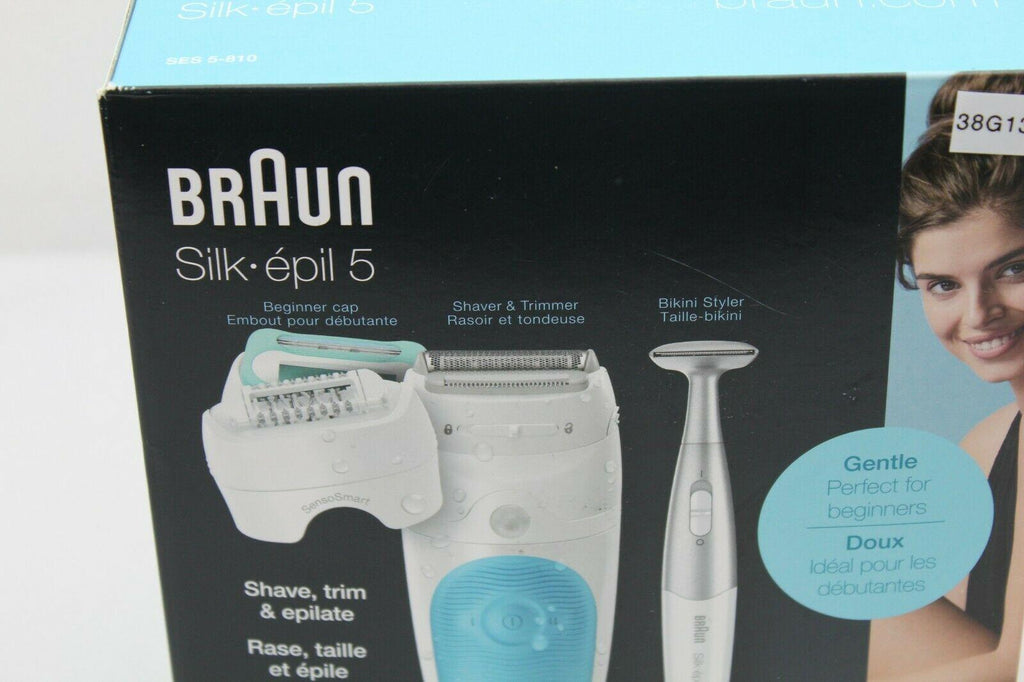 Silk-pil 5 Epilator - White/Blue 5-810 SensoSmart 38G13/92