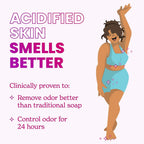 Lume Acidified Body Wash - 24 Hour Odor Control - Removes Odor Better than Soap - Moisturizing Formula - SLS Free, Paraben Free - Safe For Sensitive Skin - 8.5 ounce (Clean Tangerine)
