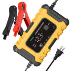 1pCar Battery Charger 12V 6A Smart Battery Trickle Charger Automatic Battery Maintainer Desulfator For Car Moto Lawn Mower Marine Lead Acid Batteries