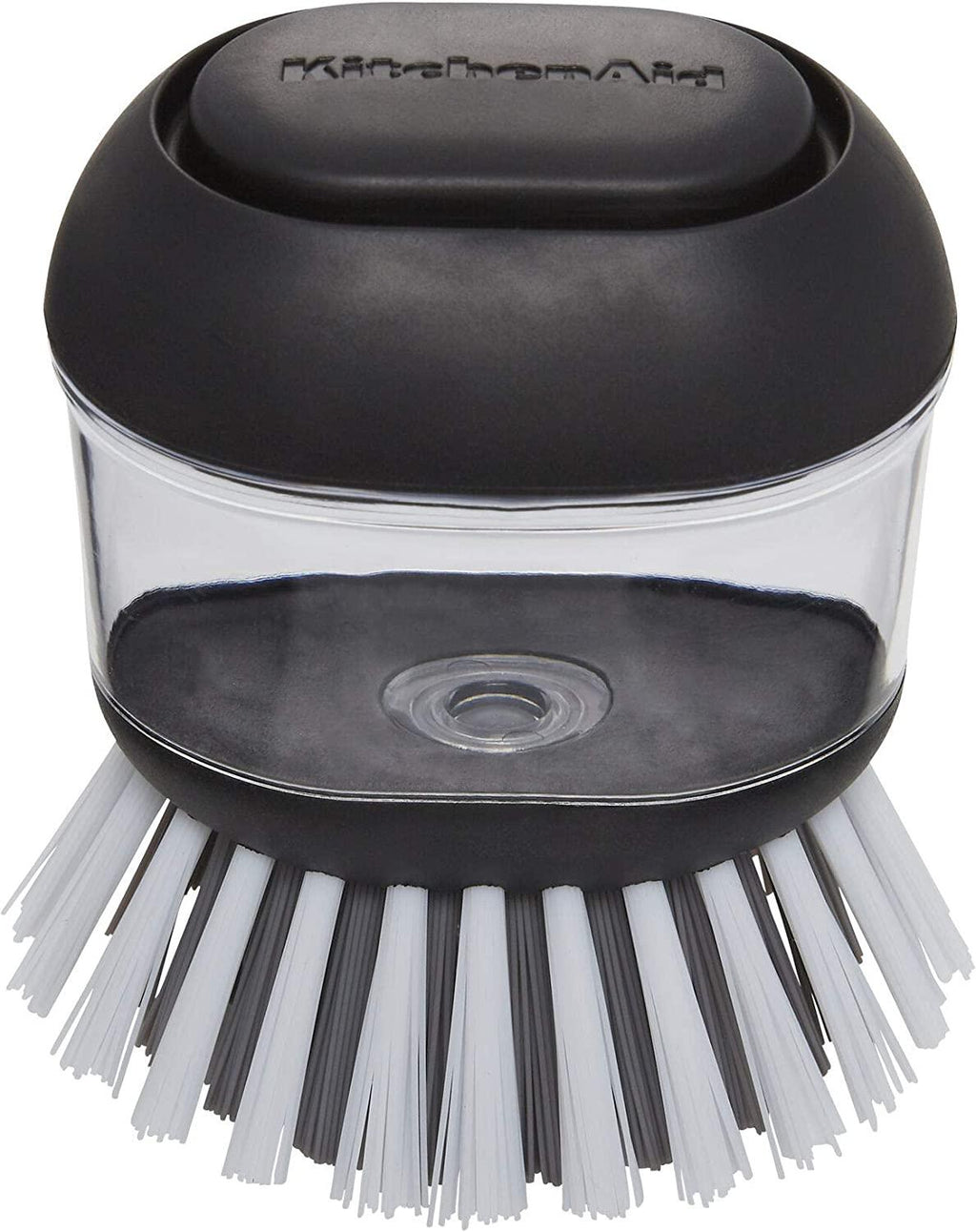 KitchenAid Soap Dispensing Palm Brush, 2.95 x 2.17 x 3.54 inches, Black
