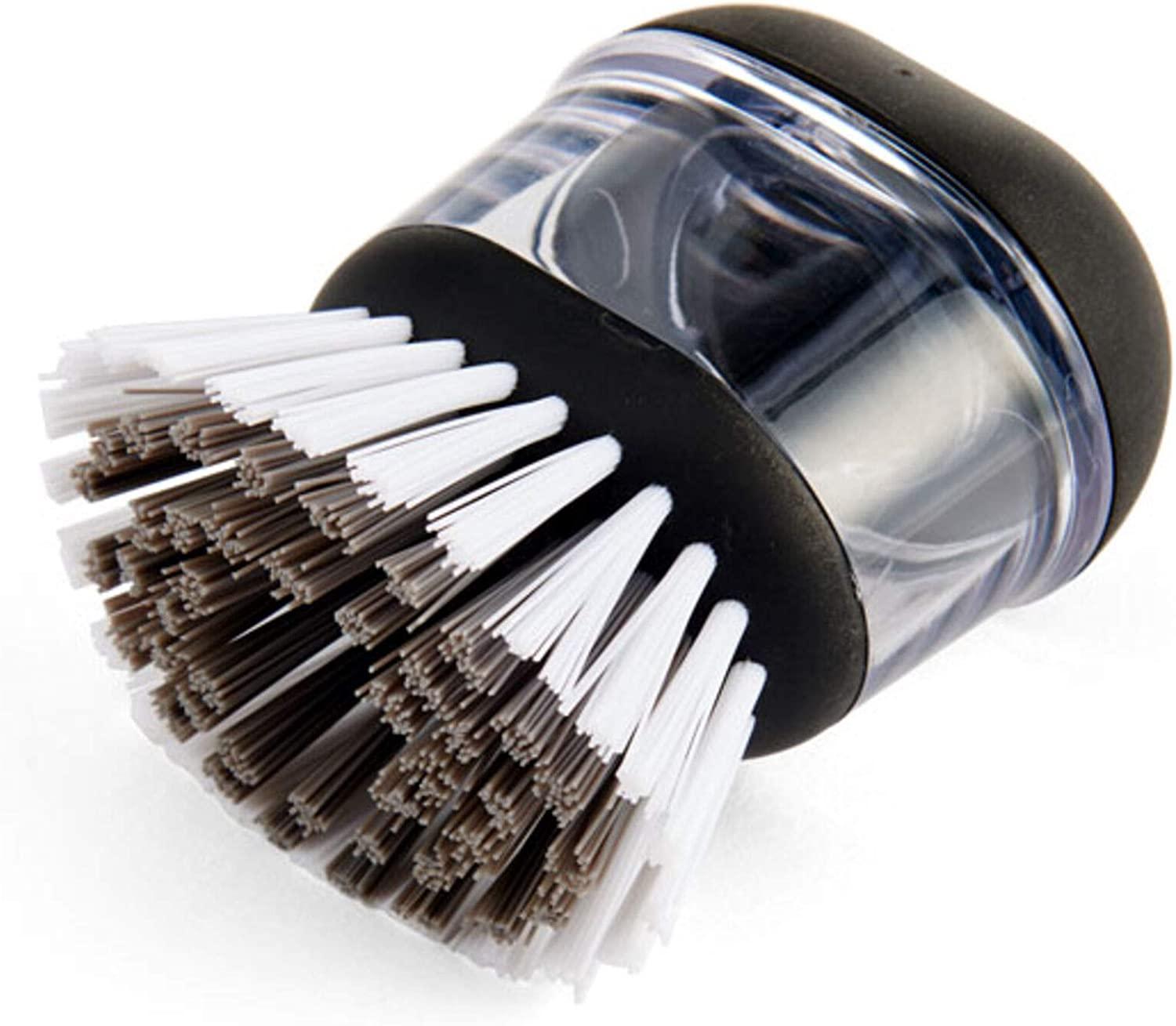 KitchenAid Soap Dispensing Palm Brush, 2.95 x 2.17 x 3.54 inches, Black