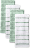 KitchenAid Albany Kitchen Towel Set, Set of 4, Pistachio