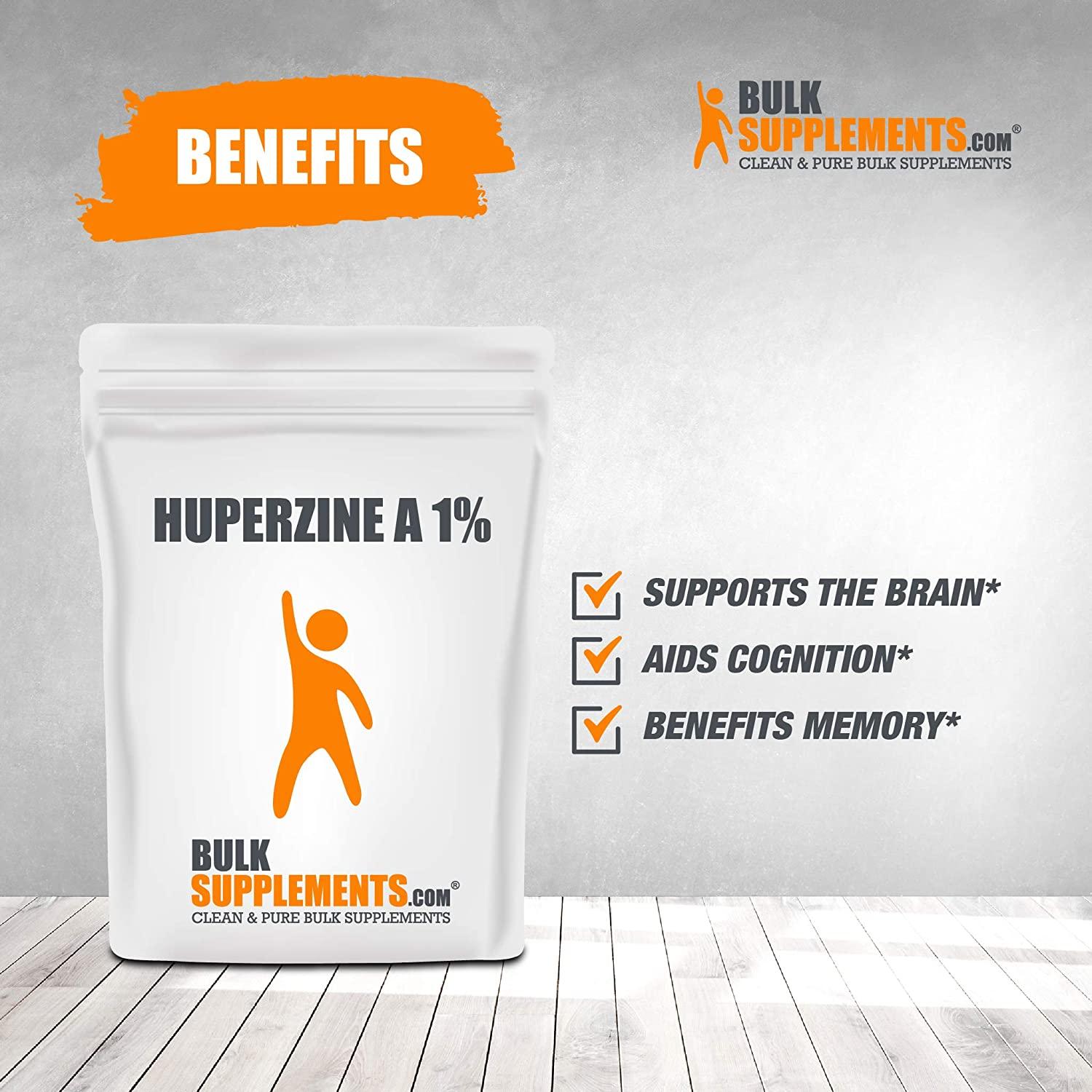 BulkSupplements.com Huperzine A 1% (100 Grams - 3.5 oz)