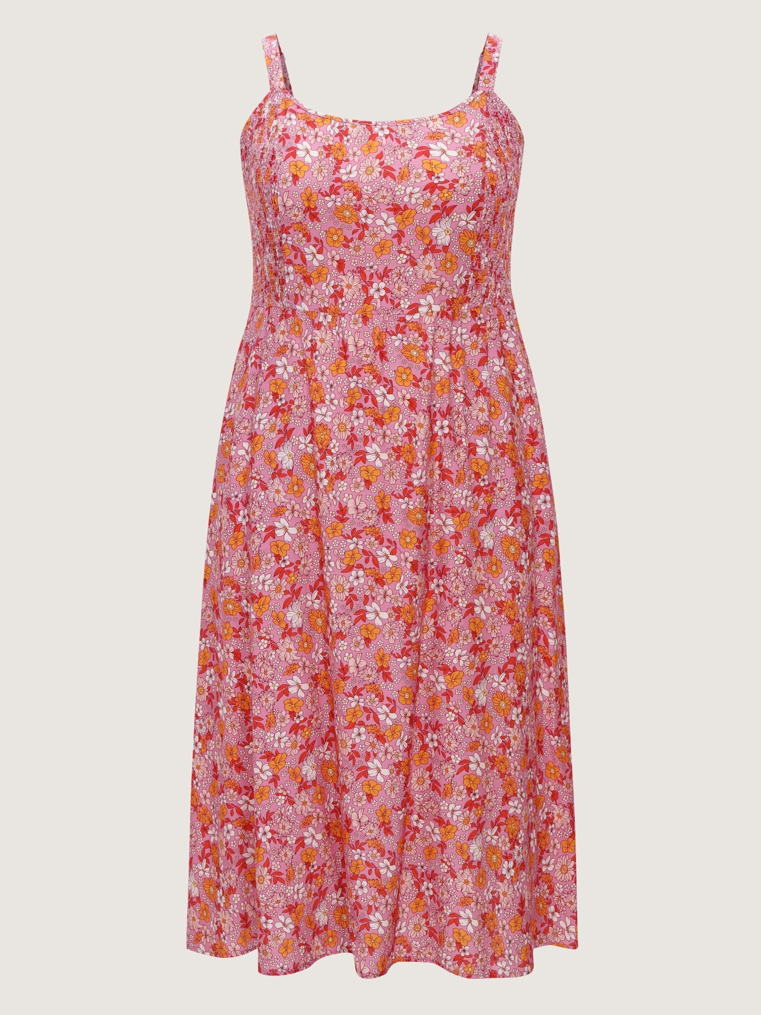 Supersoft Floral Print Cami Midi Dress