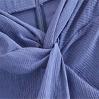 vintage textured knot summer skirt