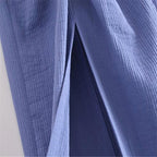 vintage textured knot summer skirt