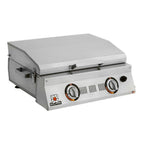AllAbout Double Burner Infrared Portable Grill with Warming Rack, Propan