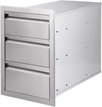 Seeutek Outdoor Kitchen Drawers  Steel 14 X 20 X 23.2 Inch Flush Mount
