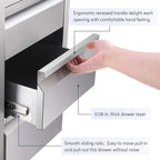 Seeutek Outdoor Kitchen Drawers  Steel 14 X 20 X 23.2 Inch Flush Mount