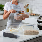 1/2/3pcs Airtight Food StoraContainers With Lids 3.2L, Plastic Spaghetti Container, PP Material BPA Kitchen Pantry Organization And Storage