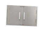 Outdoor Kitchen Double Access Door,33x22 Inch,304  Steel BBQ Grill