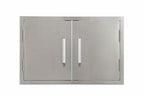 Outdoor Kitchen Double Access Door,33x22 Inch,304  Steel BBQ Grill