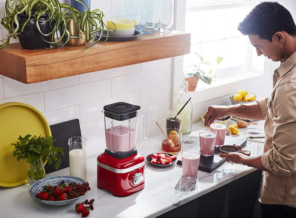 KitchenAid KSB1325PA K150 3 Speed Ice Crushing Blender, 48 oz, Passion Red
