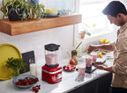 KitchenAid KSB1325PA K150 3 Speed Ice Crushing Blender, 48 oz, Passion Red