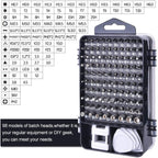 YUOP Hand Tools 112 in 1 Screwdriver Set of Screw Driver Bit Set Multi-Function Precision Mobile Phone Repair Device Hand Tools (Color : 112 Black)