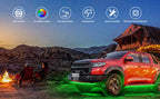 16 Million Dream Colors Chasing - Underglow Kit For Cars, SUVs &amp; Trucks With App &amp; Remote Control